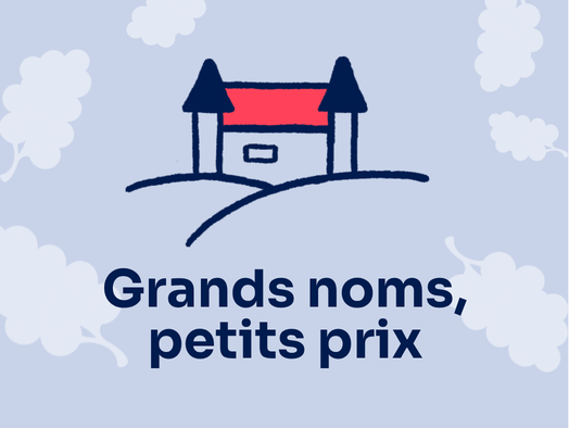 Grands noms, petits prix